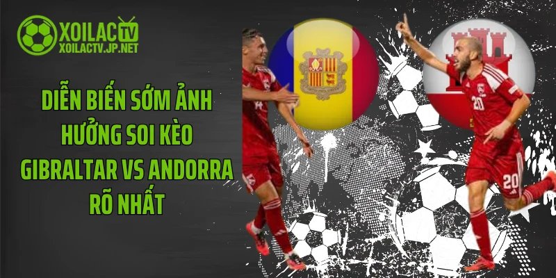 Diễn biến sớm ảnh hưởng soi kèo Gibraltar vs Andorra rõ nhất
